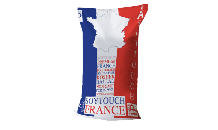 Pod of french soya Soytouch harvest 2023